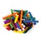 hand2mind Plastic Cuisenaire Rods Individual Set Math Manipulatives Montessori Math Rods Math Counters Math Blocks Counting Blocks Montessori Math Fraction Bars Number Rods Set of 74