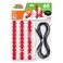 Junior Learning 60 Bead Cubes Laces Includes 30 White 30 Red Beads Black Lace String HandsOn Math Learning Development Kids Ages 4