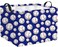 HIYAGON Rectangular Baseball Toy Storage Bin Organizer Box Kids Gift Basket Blue Baseball