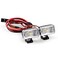 LICHIFIT 20MM Rectangular Spotlight Retro Simulation Electroplated Reflector Searchlight Headlight for 18 110 RC Car