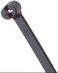 ThomasBetts TY232MX Cable Tie, Miniature, UV Rated Nylon, Black, 8" Long, 1000/Bag