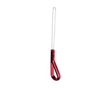 Jonard Tools JIC-2257M Metal Wire Loop Puller with Red Anodized Aluminum Handle, 8-1/2" Length