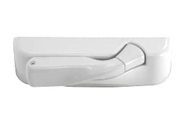 CRL Truth EP27033 Encore White, Left Hand Folding Handle and Cover
