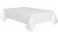 Unique Stunning White Solid Rectangular Paper-Poly Table Cover ,54"x108"- Premium, ElegantEasy-to-Clean Tablecloth - Perfect For PartiesEvents - Pack Of 1