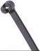 ThomasBetts TY27MX Cable Tie 120lb 13 UV Black Nylon with Stainless Steel Locking Device, 500 Per Bag by