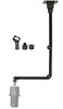 AceTaken Wave 3 Wall Mount Stand,Microphone Folding Ceiling Rotating Holder Compatible with Elgato Wave 3 1 Microphone, Facecam Webcam, Key Light - 1/4-20 Thread