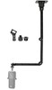 AceTaken Wave 3 Wall Mount Stand,Microphone Folding Ceiling Rotating Holder Compatible with Elgato Wave 3 1 Microphone, Facecam Webcam, Key Light - 1/4-20 Thread