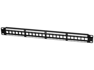 Monoprice Keystone Jack Panel, 24 ports
