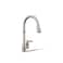 KOHLER 99260-VS Artifacts Single-Hole Kitchen Sink Faucet with 17-5/8 in. Pull-Down Spout and 3-Function Sprayhead, Vibrant Stainless, One Size