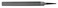 Nicholson Crescent Nicholson 04861N 6" Half Round Double Cut Smooth File