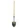 Westward Round Point Shovel, 48 in.Handle, 14 ga.