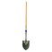 Westward Round Point Shovel, 48 in.Handle, 14 ga.