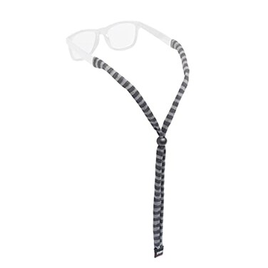 Chums Men's Original Cotton Standard Retainer, Black/Gray Stripe, One Size
