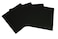 Delphi Glass System 96 8inch Black Glass Squares - 4 Pack