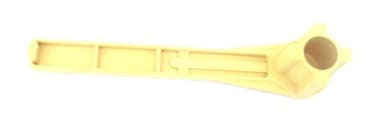 JSP Manufacturing 1 Pack Gas and Bung Wrench Non Sparking Solid Drum Bung Nut Wrench ,Yellow