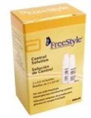 Abbott FREESTYLE CONTROL SOLUTION 2 per pack by THERASENSE/TO ABBOTT LABS by TheraSense