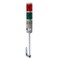 LUBAN Industrial Signal Column, LED Alarm Tower Lamp Flash Indicator, 2-Layer Stack Warning Light for Safety ,110V/Steady ON