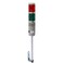 LUBAN Industrial Signal Column, LED Alarm Tower Lamp Flash Indicator, 2-Layer Stack Warning Light for Safety ,110V/Steady ON