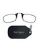 ThinOptics Foldable Reading Glasses Medium Strength2.00 with Compact Black Keychain Case - Black