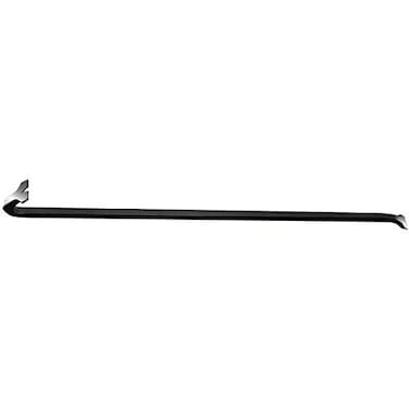 Edward Tools Gooseneck Wrecking Bar - Extra strength drop forged steel pry bar for easier demolition - Gooseneck for added ripping bar leverage - Nail puller end/chisel end - Rust proof ,30 Inch