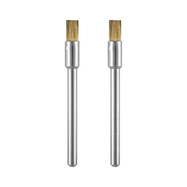 Dremel 537-02 Brass Brushes ,2 Pack, 1/8" Diameter