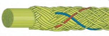 ASHAWAY Supernick XL Micro Squash String ,1 Set - 30 FT,Yellow