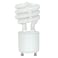Satco S8203, 13W 60W Equivalent Mini Spiral Compact Fluorescent Bulb, 2700K