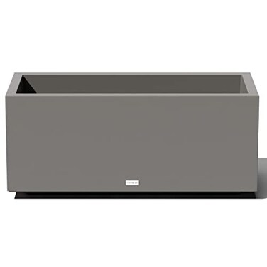 Veradek Block Series Long Box Planter - Rectangular Outdoor Planter