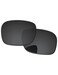 PapaViva Replacement Lenses for Oakley Holbrook OO9102 Sunglass Solid Black Non-polarized
