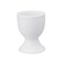 HIC Kitchen Single Egg Cup, Fine White Porcelain