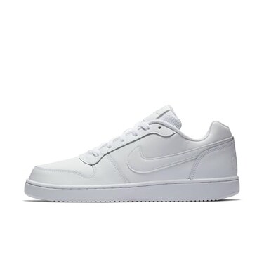 NIKE Men's Nike Ebernon Low Shoe, white/white, 9 Regular US