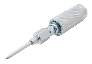 Steelman Thin Needle Nozzle Grease Adapter, Fits Standard Grease s, Locking Sleeve, 4.75 Inches