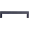 Top Knobs Square Bar 5 1/16" Center to Center Bar Pull Flat Black