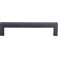 Top Knobs Square Bar 5 1/16" Center to Center Bar Pull Flat Black