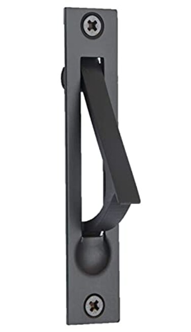 QCAA Solid Brass Edge Pull, 4", ORB Oil Rubbed Bronze, 1 Pack, Made in Taiwan
