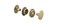 Tandy Leather Line 24 Snaps, 10-Pack, 1263-01, Antique Brass