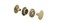 Tandy Leather Line 24 Snaps, 10-Pack, 1263-01, Antique Brass