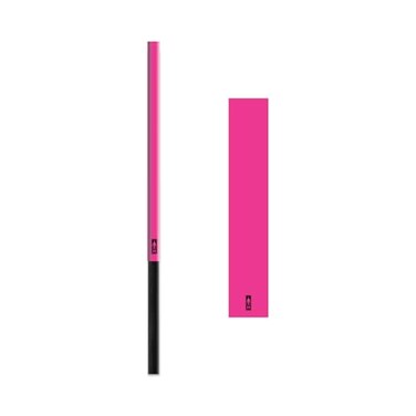 Bohning 7" Solid Arrow Wraps, Standard, Hot Pink