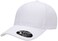 Flexfit 110 CoolDry Athletic Cap Hat, White, One Size
