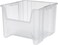 Akro-Mils Stak-N-Store Stackable Storage Bins, 17.5"x16.5"x12.5", Clear 2Pk