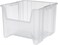 Akro-Mils Stak-N-Store Stackable Storage Bins, 17.5"x16.5"x12.5", Clear 2Pk