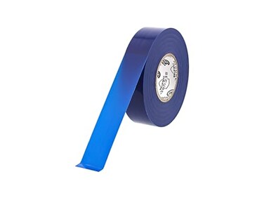 SECURE CABLETIES Blue Electrical Tape 3/4 Inch x 66 Feet ,5 Pack