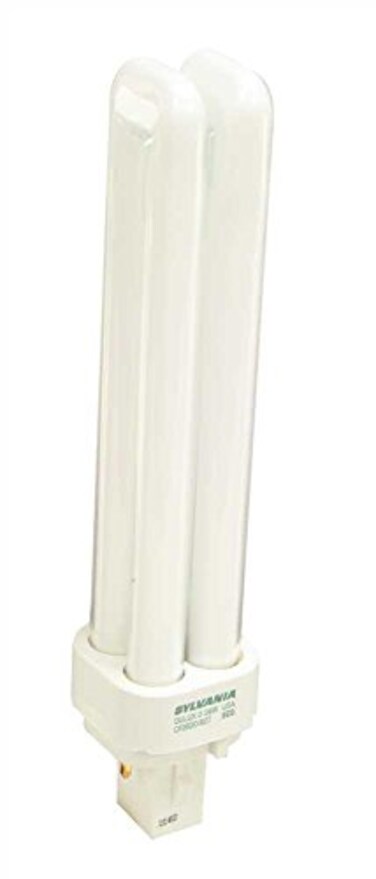 LEDVANCE Sylvania Dulux D CFL Compact Fluorescent Light Bulb, 2 Pin, 26W, 1 Pack