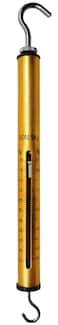 hBARSCI Economy Dynamometer, Aluminum - 5kg / 50N - Zero-Point Calibration Capability - High Resolution Scale, Spring Balance - Classroom Quality