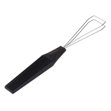 Qisan Stainless Steel Keycap PullerSwitch Puller for Mechanical KeyboardsPlastic Handle Key Cap Removal Tool for Gaming KeyboardsProfessional Keyboard Maintenance ToolAccessories - Black