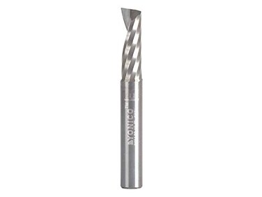YONICO Solid Carbide Single Flute Upcut End Mill Router Bits CNC Spiral O Flute 1/4-Inch Diameter 1/4-Inch Shank 31014-SC