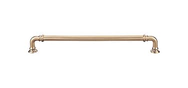 Top Knobs - TK325HB - Reeded Pull 9" - Honey Bronze - Chareau Collection