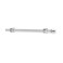 Rev-A-Shelf 12" Pull Out Valet Rod for Closet Organization, Extendable Sliding Clothes Storage Hanging Rack with Mounting Hardware, Chrome, CVR-12-CR
