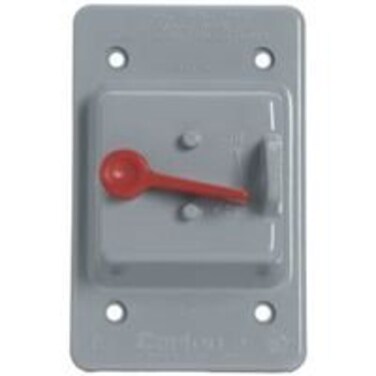 ThomasBetts/Carlon Grey Single Toggle Switch E98TSCN-CAR