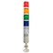 YJINGRUI 5 Stack LED Signal Tower Light, Industrial Flashing Light, 24V DC